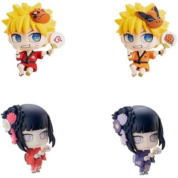 Figurine - MEGAHOUSE - Naruto 10-årsjubileum Petit Chara Land - 10 bitar - PVC - Flerfärgad