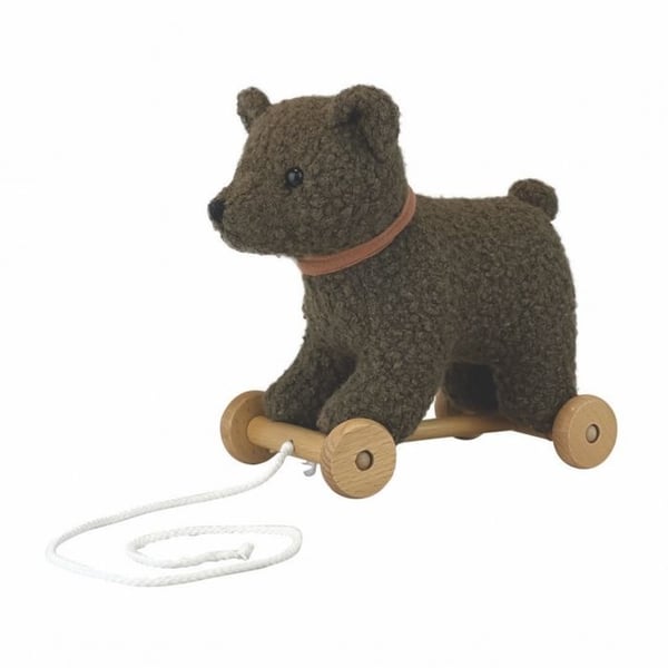Meidän vedettävä - Egmont Toys - Raoul - Vintage - Puupyörät - Lapsille alkaen 12 kuukautta