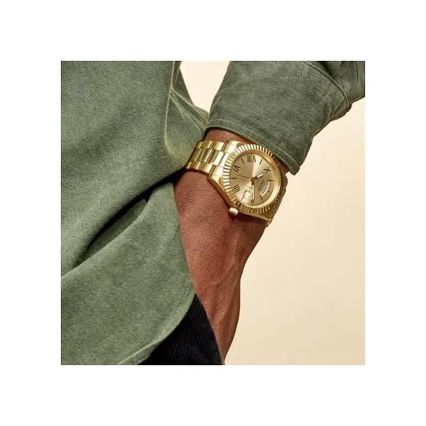 Klocka - Guess - Connoisseur GW0265G2 - Rostfritt stål - Guld - Multifunktionell