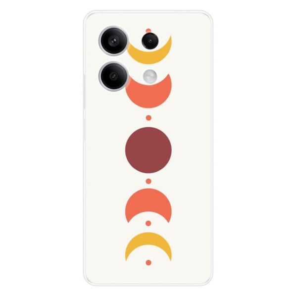 Siliconeskal med tryck kompatibel med Xiaomi Redmi Note 13 5G Eclipse