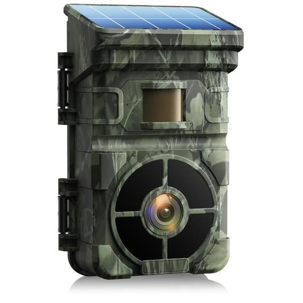 CAMPARK 24 MP 1080P Solar Jaktkamera med Night Vision och Quick Release