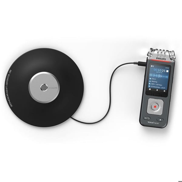 Digital diktafon - PHILIPS - DVT8110 - 8 GB - Mötesmikrofon - Fjärrkontroll