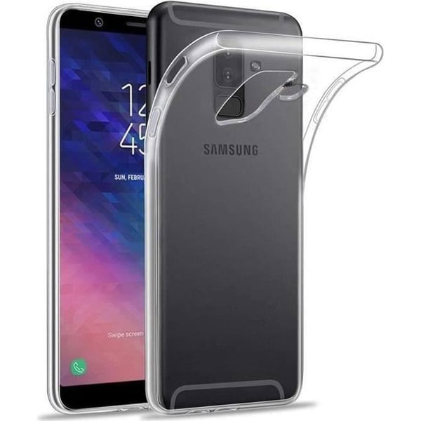 Skal till Samsung Galaxy A6 2018 A600 - Ultratunt mjukt silikon transparent TPU gel [Phonillico®]