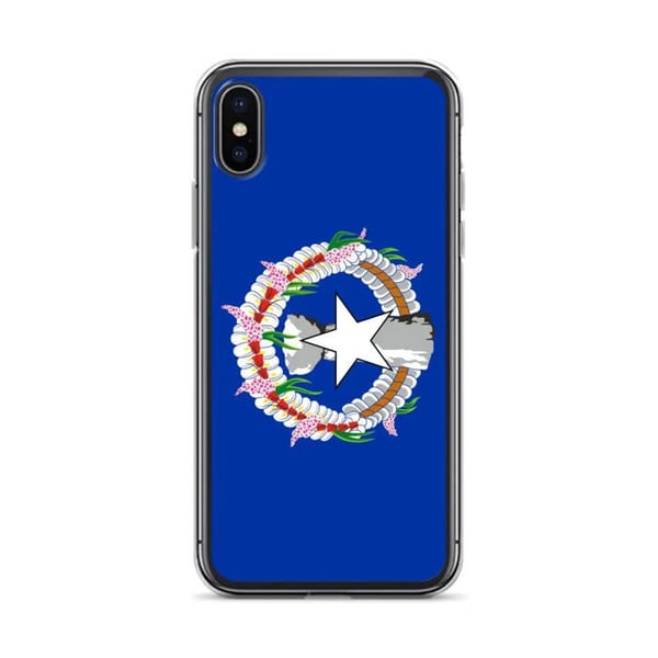Mobilskal – Nordsjööarnas flagga – Kompatibel med iPhone X – Mjuk fodral – Stöttålig och chockresistent – Pixelforma
