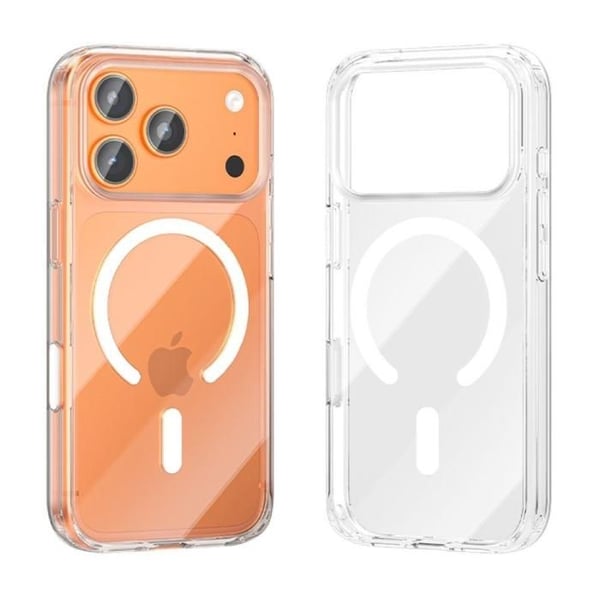 Funda Dura med Magsafe Vention Concise Impact KVBTCD-40- Kompatibel med iPhone 17 Pro Max- Transparent