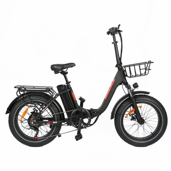 Elcykel BAOLUJIE DZ-2030 för vuxna, motor 750 W, batteri 48 V 13 Ah, terrängdäck 20 tum.