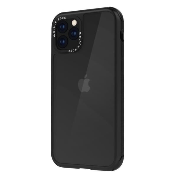 Skyddsfodral - BLACKROCK - iPhone 11 - Mjuk - Genomskinlig - Svart Skyddsfodral - BLACKROCK - iPhone 11 - Mjuk - Genomskinlig - Svart