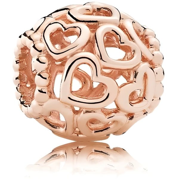 Berlock - PANDORA - 780964 - Silver - Rose guld - Rosa