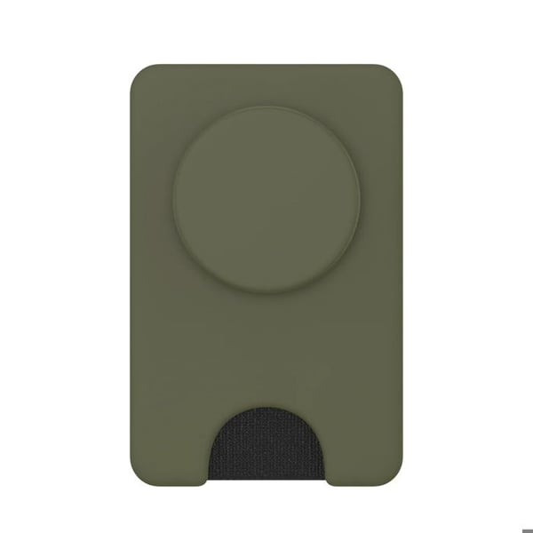 Support PopWallet MagSafe för Smartphone med Inbyggd Kortficka PopSockets Grön
