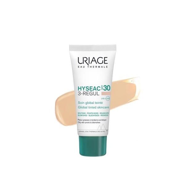 URIAGE - Hyséac 3-regul färgad kräm global spf30 40 ml