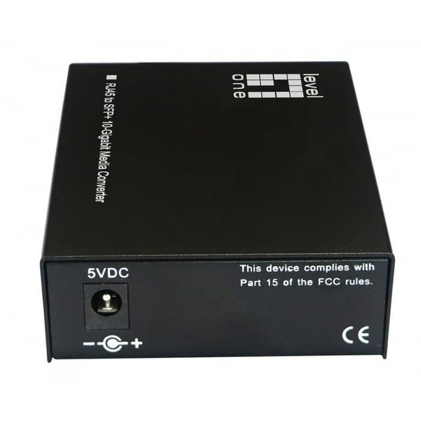 Multimediaomvandlare - LevelOne - 10 Gigabit RJ45 till SFP+ - Mångsidig anslutning