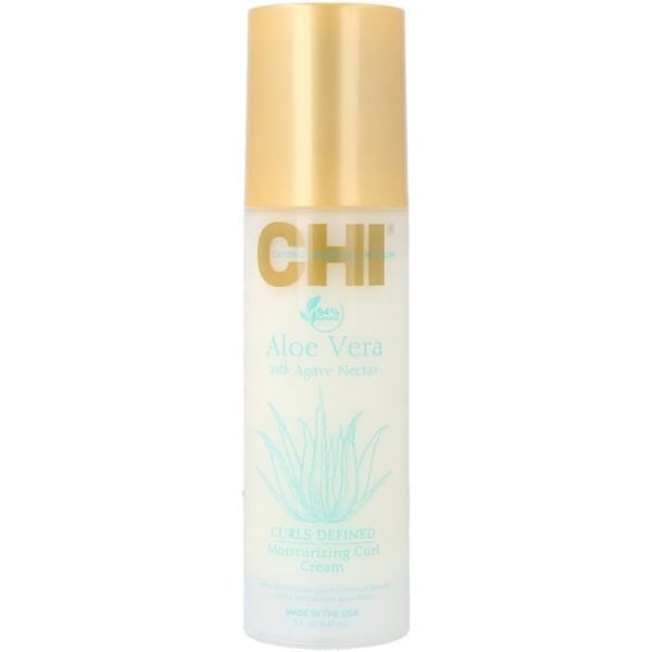 Fuktgivande kräm för lockigt hår - FAROUK - Chi Aloe Vera Curls Defined 147ml - 147 ml - Lockigt/krulligt - Fuktgivande