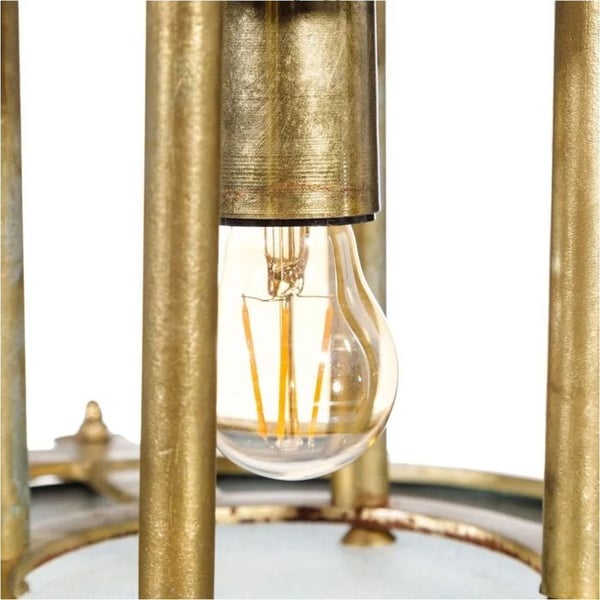 Upphängning i form av återvunnen mässingsguld 35 cm