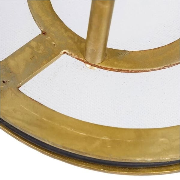 Upphängning i form av återvunnen mässingsguld 35 cm