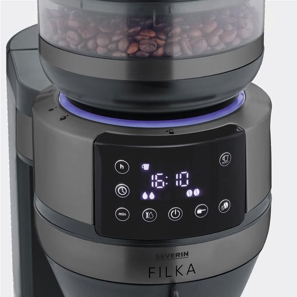 Filterkaffemaskin - FILKA - KA 4849 - Inox - Svart - 2 års garanti