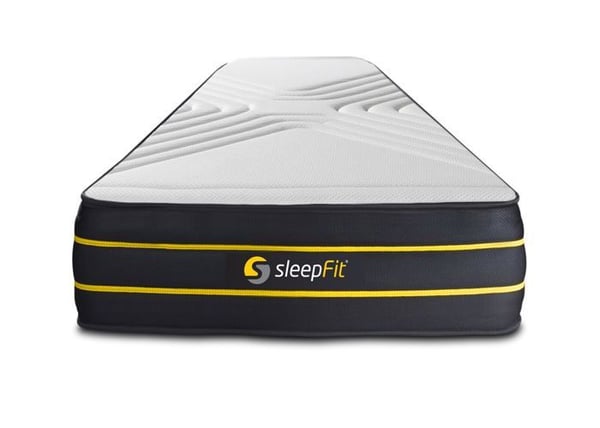 Madrass - SLEEPFIT - Ultra - 100x210 cm - Minnesskum - Mikrofjädrar i påse - 26 cm tjocklek