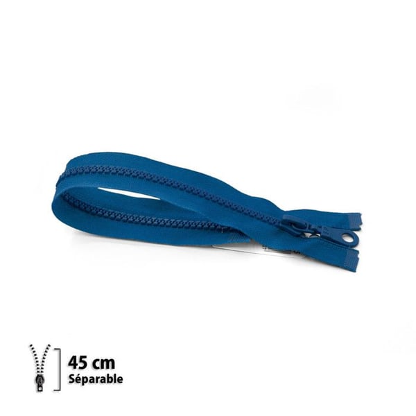 Dragkedja Z54 - formad 6mm separerbar - 45 cm - 7154540045