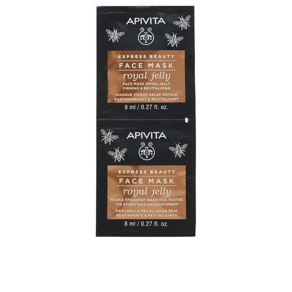 Express Beauty Ansiktsmask som stramar upp och återupplivar med geléroll 2 x 8 ml