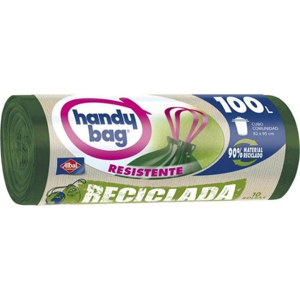 Albal Säckar För Sopor Handy Bag 100L 10 Enheter