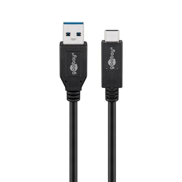USB-C till USB-A-kabel - GOOBAY - 41073 - 0,5 m - 10 Gbit/s - OTG Plug and Play