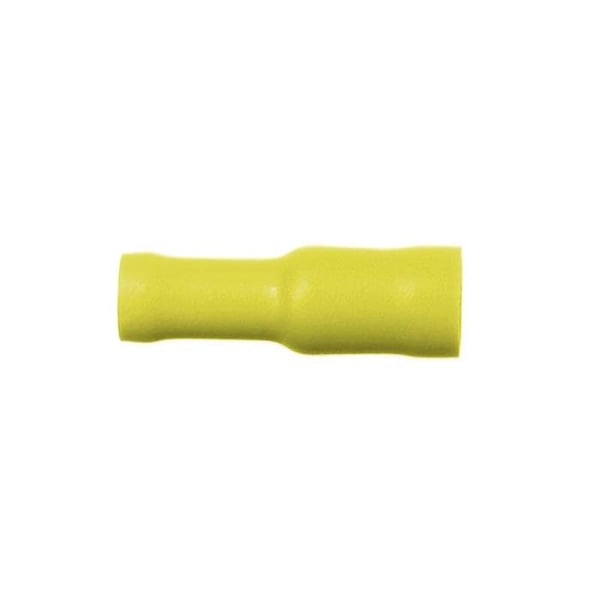 Gula koniska honkontakter 4,0 - 6,0 mm² (100 stycken)