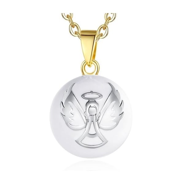 Angel Graviditet Bola halsband med spridda vingar Silver Angel Graviditet Bola halsband med spridda vingar Silver