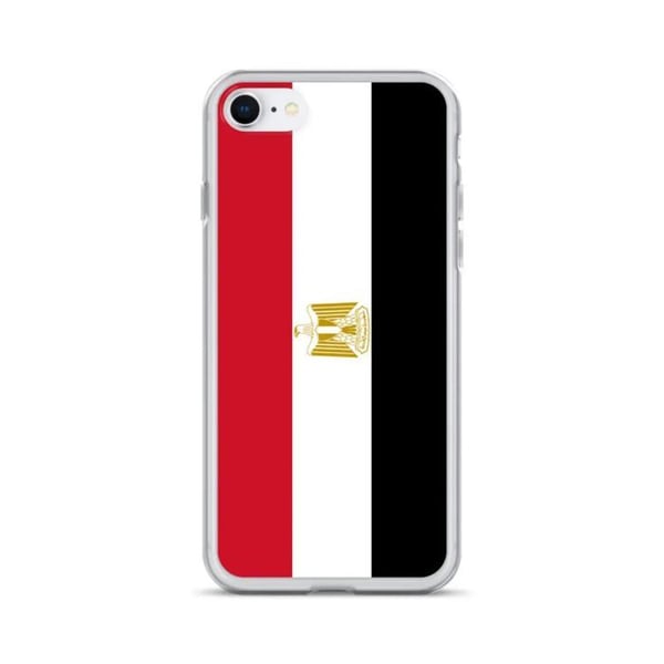 Telefonkåpa - PIXELFORMA - Egyptens flagga - Kompatibel med iPhone 6S - Mjuk - Stötresistent