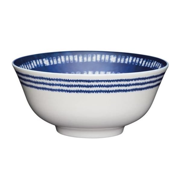 Bol - KITCHEN CRAFT - 15,5 x 7,5 cm - Keramik - Marin/Vit - Rund
