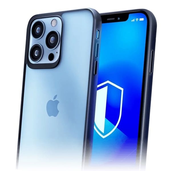 Skyddsskal - 3MK - iPhone 16 Pro - Satin - Transparent/Schwartz - Flexibel