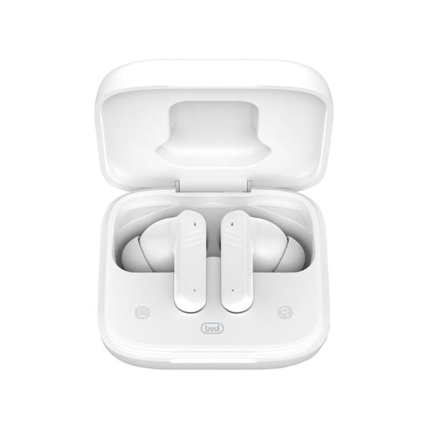 Trevi Trådløse Øretelefoner EAR 100 AID med AI Oversættelse, ANC, Touch Screen, Hvid