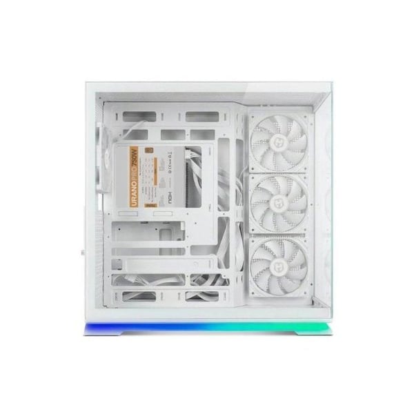 NOX Hummer Galaxy Vit Semitorre ATX Tempererat Glas ARGB