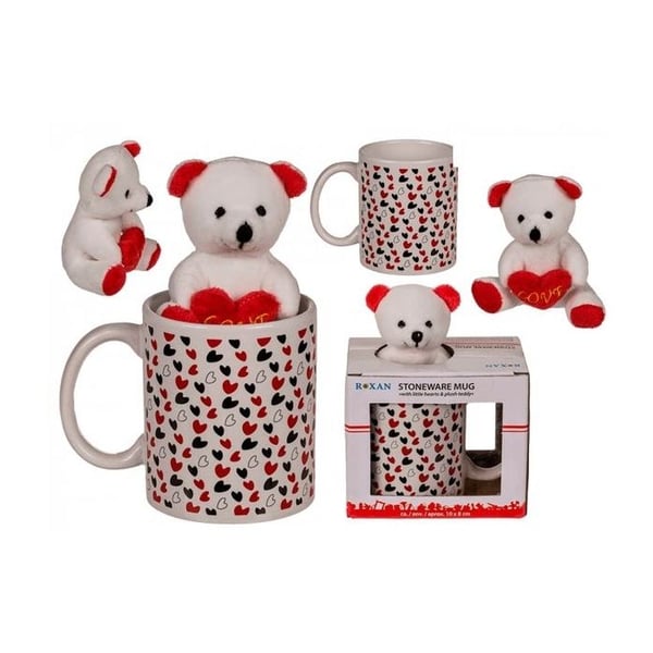 Hearts mugg med nallebjörn kärlek Mugg