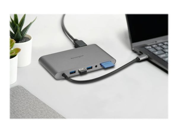 USB-hub - Kensington - K33853WW - USB-C - 10 Gbit/s - Kompatibel med MicroSD