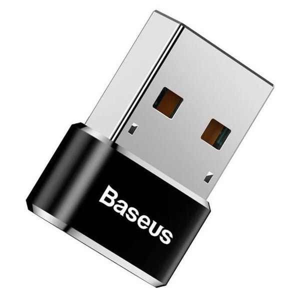 BASEUS USB-C Adapter - Svart - USB till USB-C-kontakt