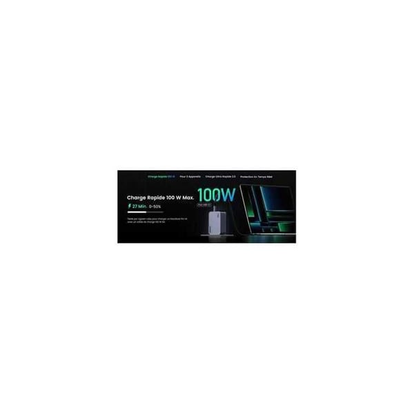 Ugreen Nexode Pro 100W kompakt väggladdare