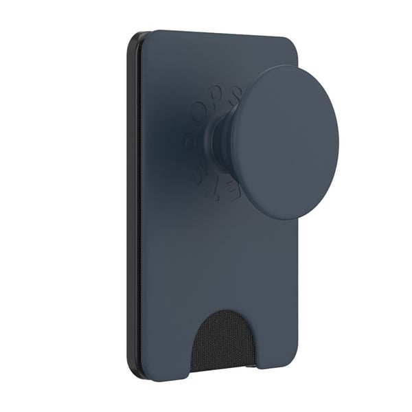 Support PopWallet MagSafe för Smartphone med Inbyggd Kortficka PopSockets Marinblå