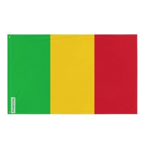 Maliflagga – 160 x 240 cm – Hållbar polyester – 2 metallöglor – Inomhus / Utomhus – Pixelforma