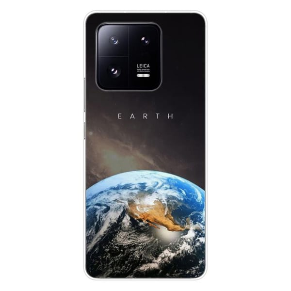Tryckt silikonfodral som är kompatibelt med Xiaomi 13 Pro Earth