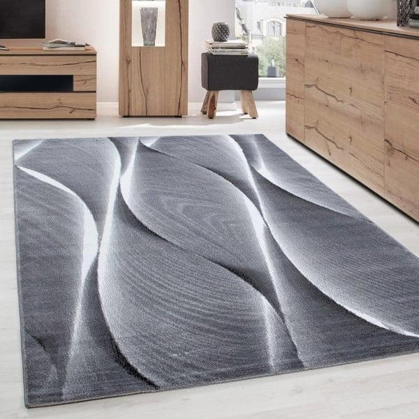 Matta - PARMA - 9310 - Svart - 160x230 cm - Modern - Rektangulär