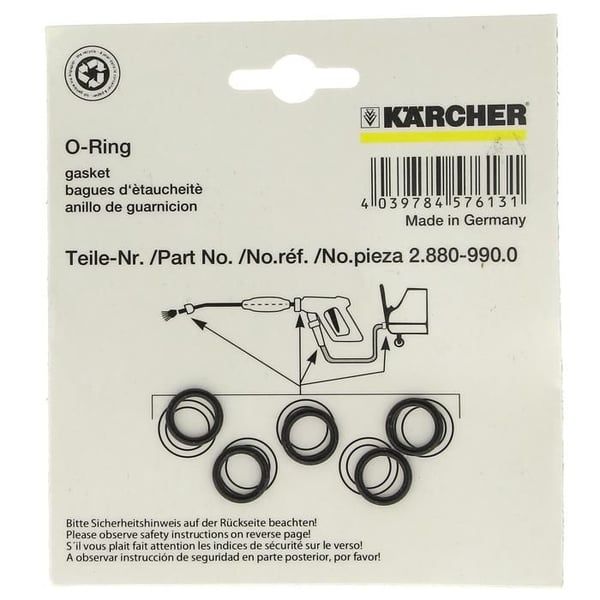 Kit med 5 packningar 2.880-990.0 - Högtryckstvätt Karcher - Packningar