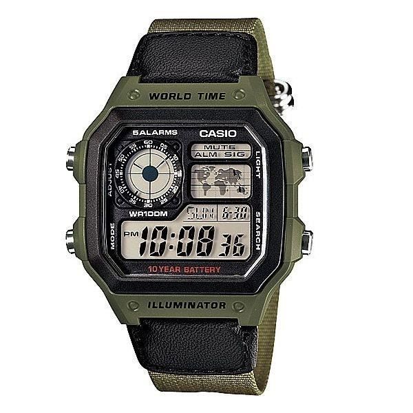 Klocka - CASIO - AE-1200WHB-3BVDF - Digital - Resin - Vattentålighet 5 Atm
