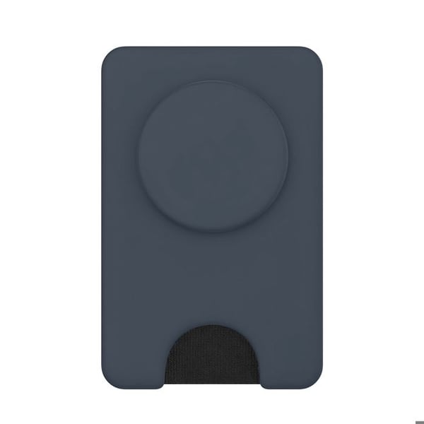Support PopWallet MagSafe för Smartphone med Inbyggd Kortficka PopSockets Marinblå