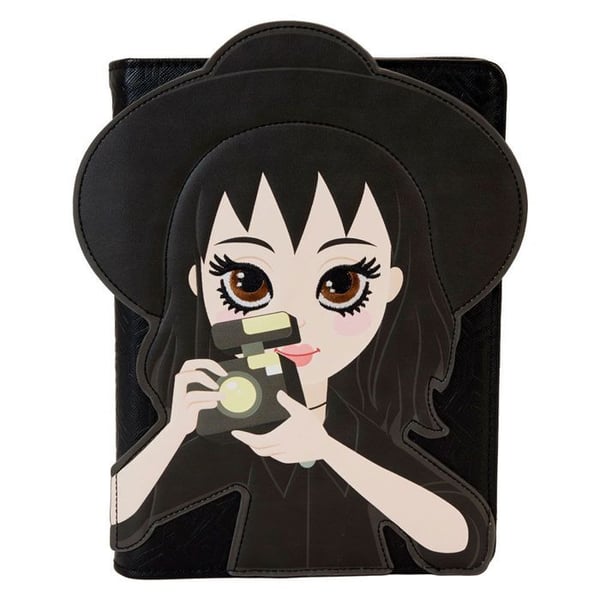 Carnet - Loungefly - Beetlejuice - Lydia Deetz - 150 ark - Veganskt läder - Originalillustrationer