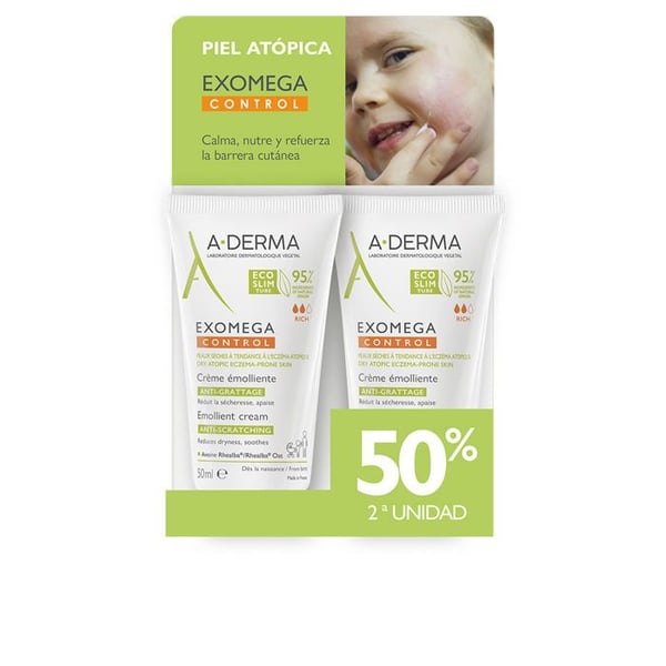 EXOMEGA CONTROL emollientkräm pack 2 x 50 ml
