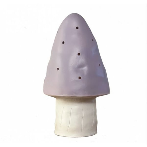 Champignon-lampa liten lavendel