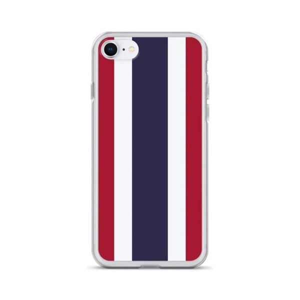 Telefonfodral - PIXELFORMA - Thailands flagga - Kompatibel med iPhone 8 - Mjuk - Stötdämpande