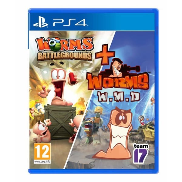 Strategispel - Fireshine Games - Worms Battlegrounds + WMD - Dubbelpaket - PS4