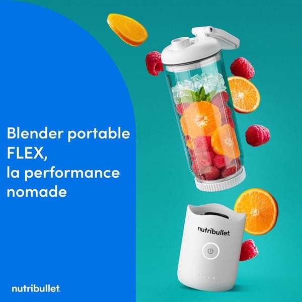 Blender Nutribullet FLEX kannettava - Valkoinen NBP013W