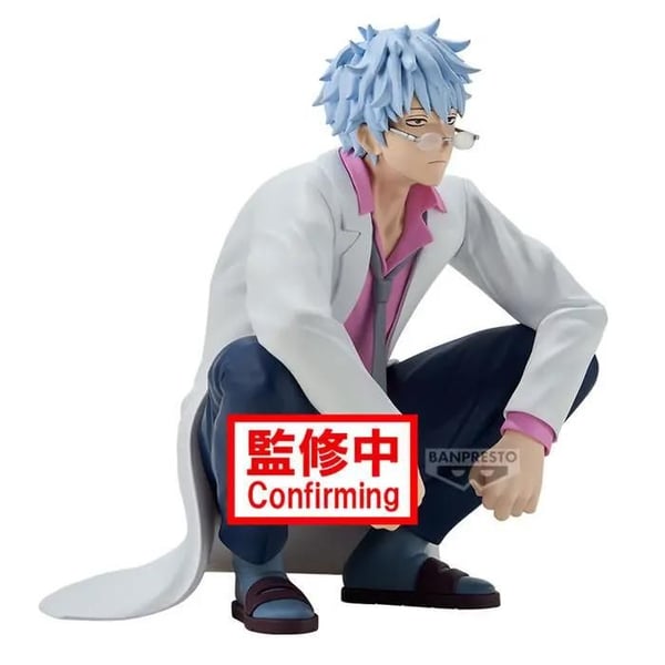Figur - BANDAI - Ginpachi Sakata (Mr. Ginpachis galna klassrum) - vit/blå - Välgjorda detaljer - Premiumkvalitet