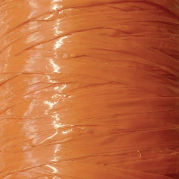 Graine Créative - Orange syntetisk raffia 40 g